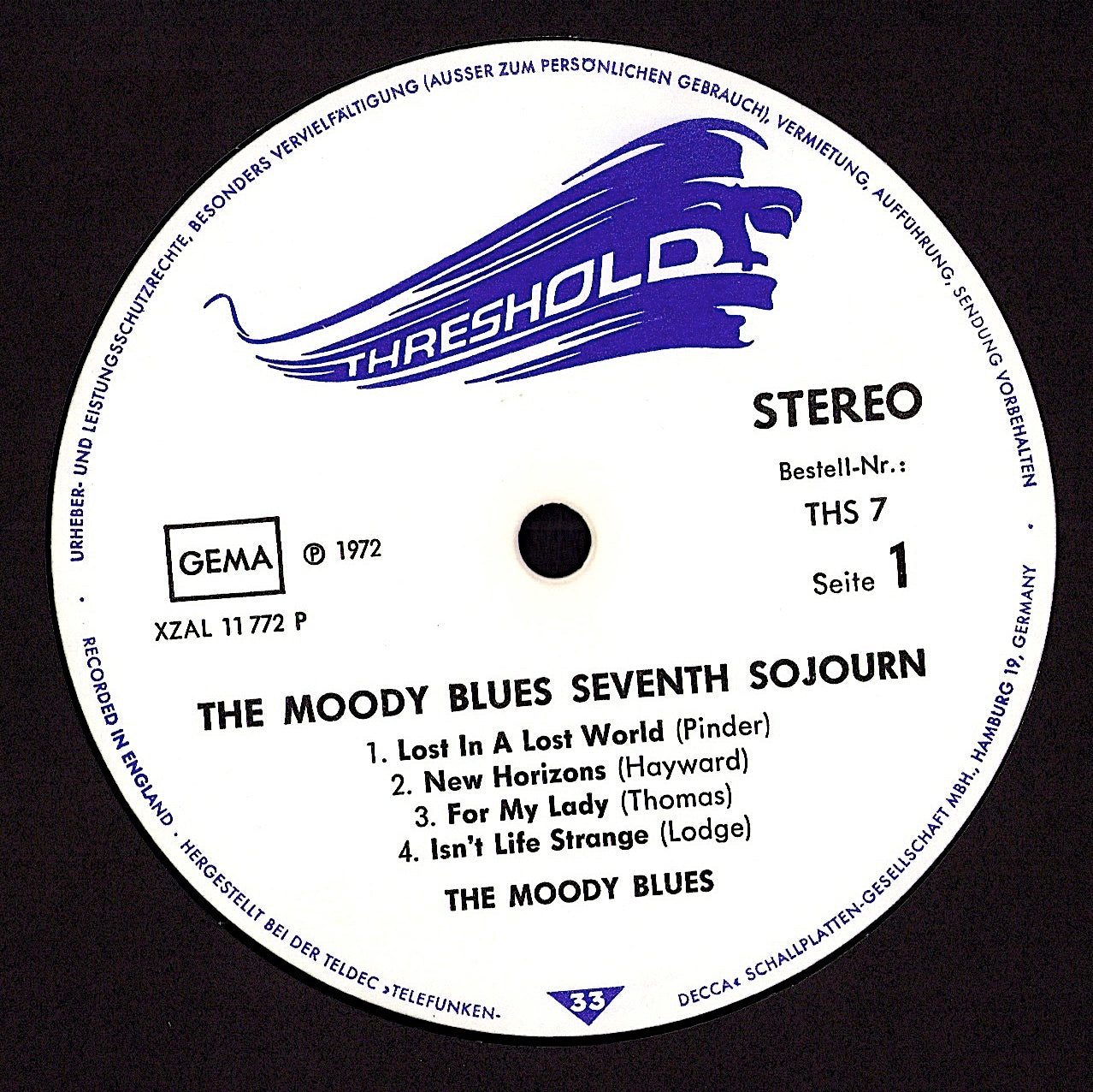 The Moody Blues – Seventh Sojourn Vinyl LP | DE Reissue | 1974