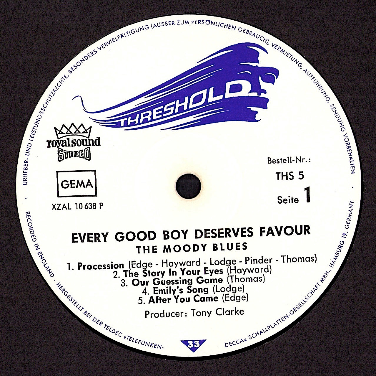 The Moody Blues – Every Good Boy Deserves Favour (Vinyl LP | DE Original | 1971)
