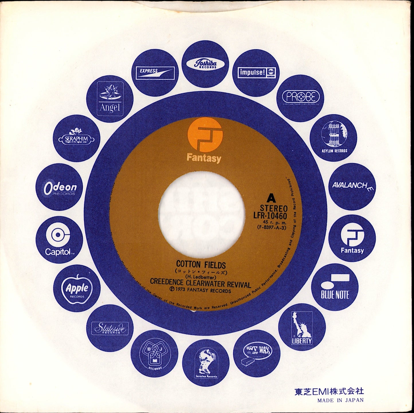 Creedence Clearwater Revival – Cotton Fields 7" Vinyl Single