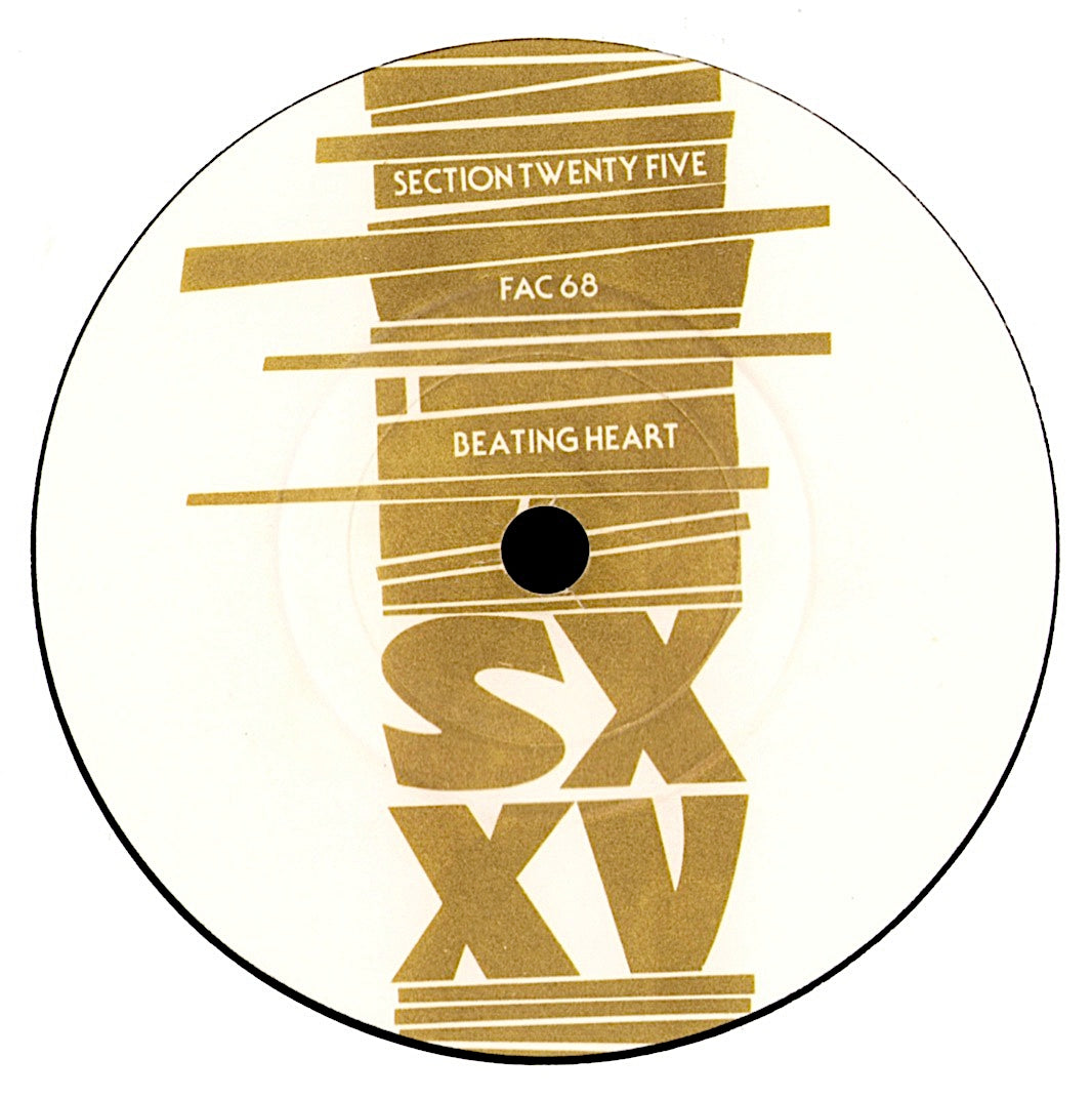 Section 25 – Back To Wonder / Beating Heart 7" Vinyl Single