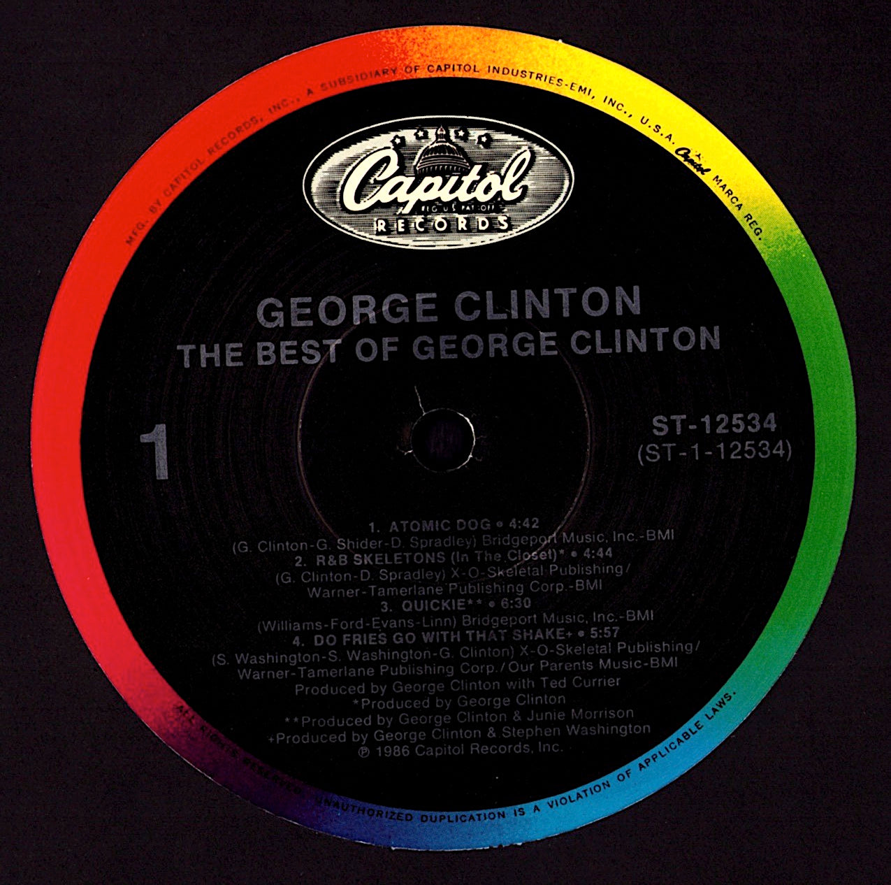 George Clinton - Some Of My Best Jokes Are Friends Vinyl LP Kopie Kopie