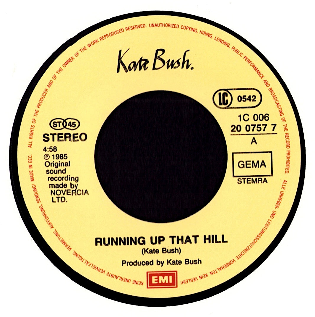 Kate Bush – Running Up That Hill 7" Vinyl Single