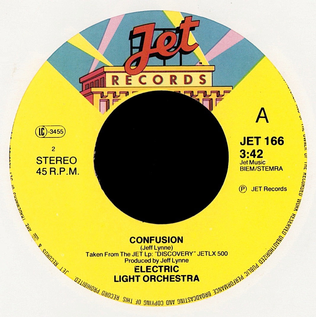 The Electric Light Orchestra – Last Train To London / Confusion 7" Vinyl Single