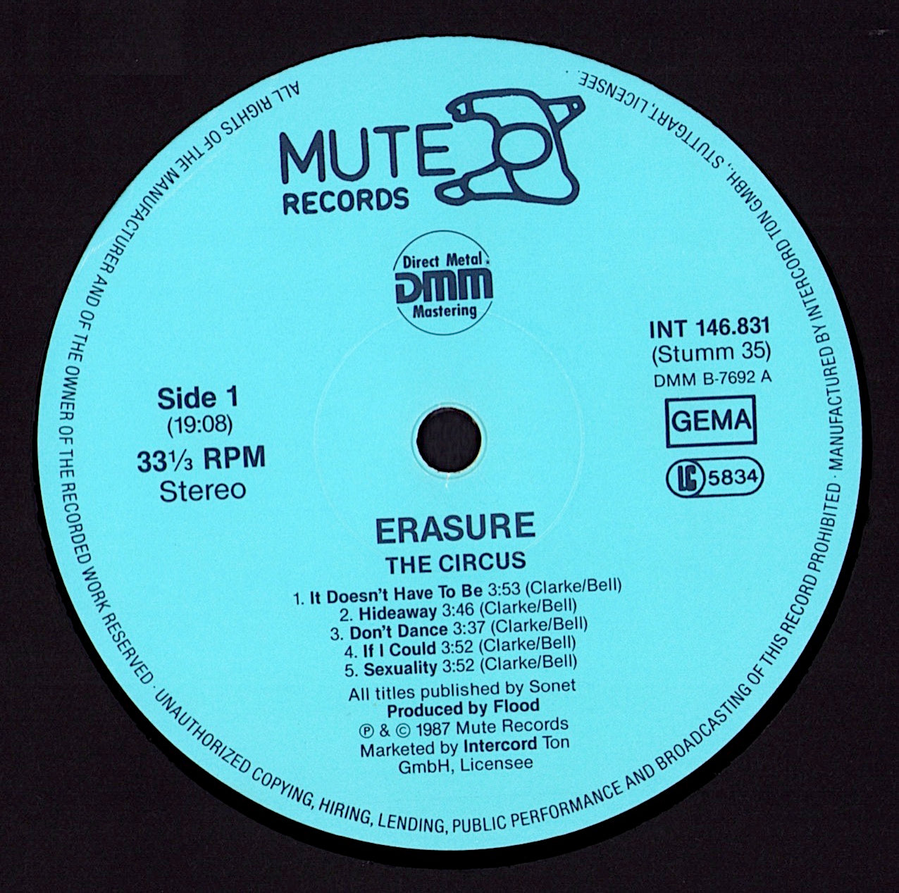 Erasure – The Circus (Vinyl LP)