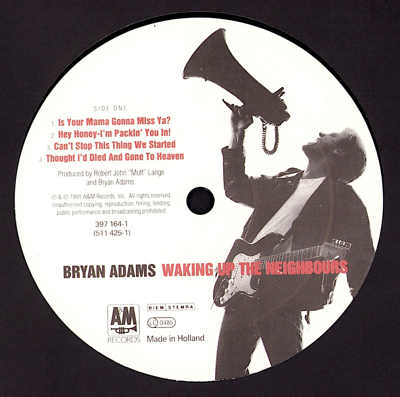 Bryan Adams – 18 Til I Die Vinyl LP Kopie