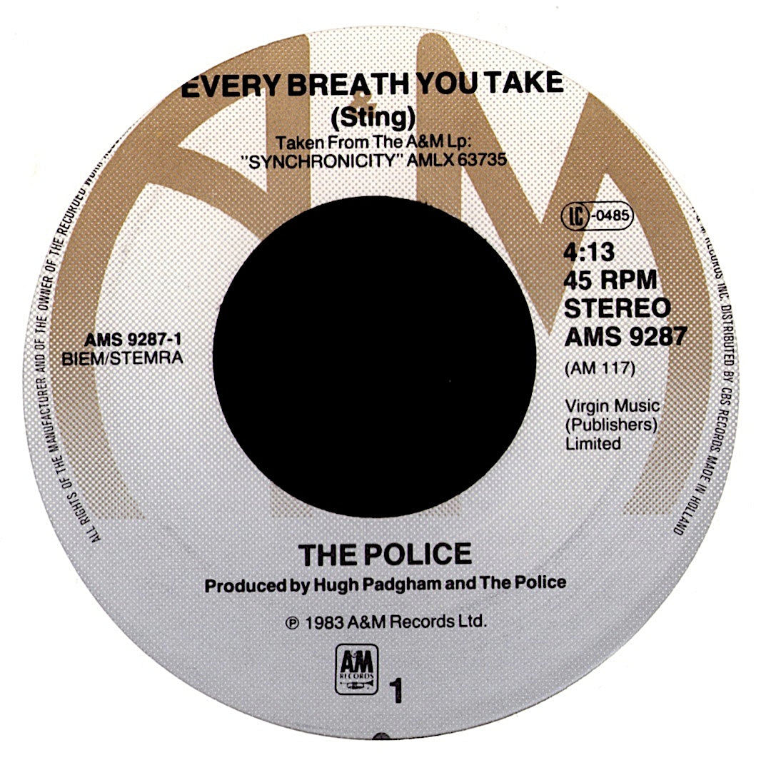 The Police – Every Breath You Take 7" Vinyl Single