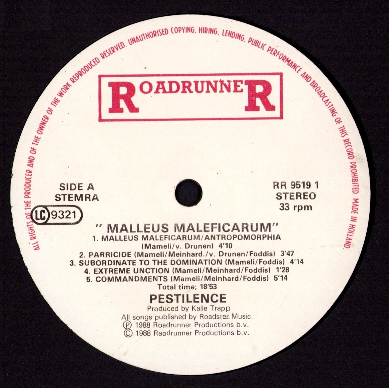 Pestilence – Malleus Maleficarum (Vinyl LP)