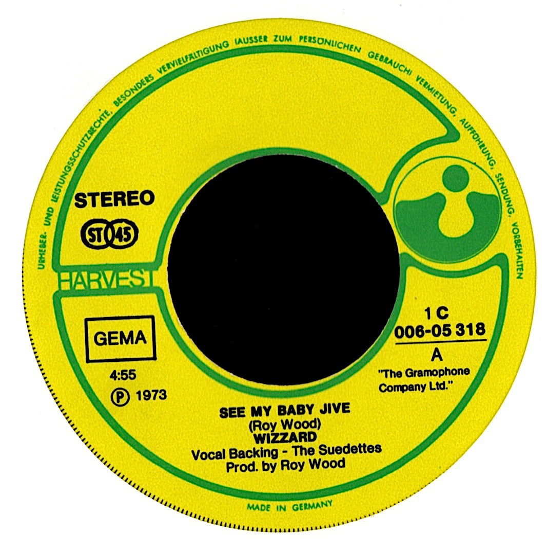 Wizzard - See My Baby Jive 7" Vinyl Single