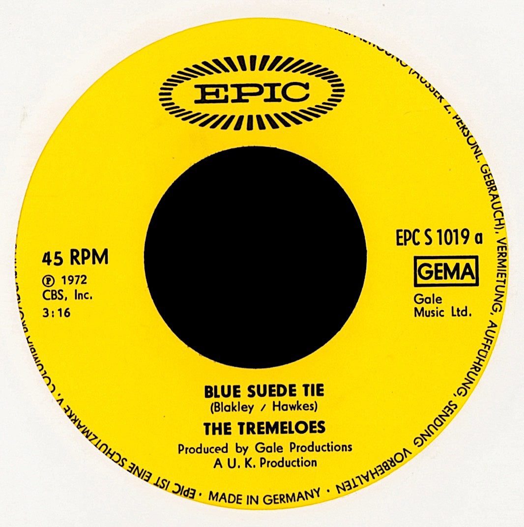The Tremeloes – Blue Suede Tie 7" Vinyl Single
