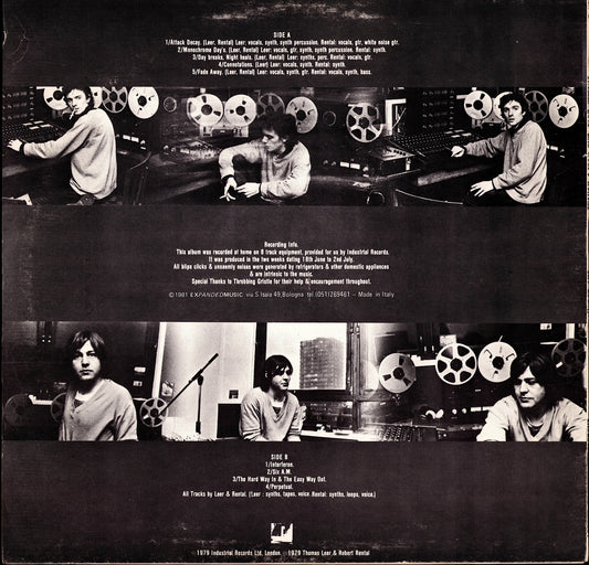 Thomas Leer & Robert Rental - The Bridge Vinyl LP | IT Reissue | 1981
