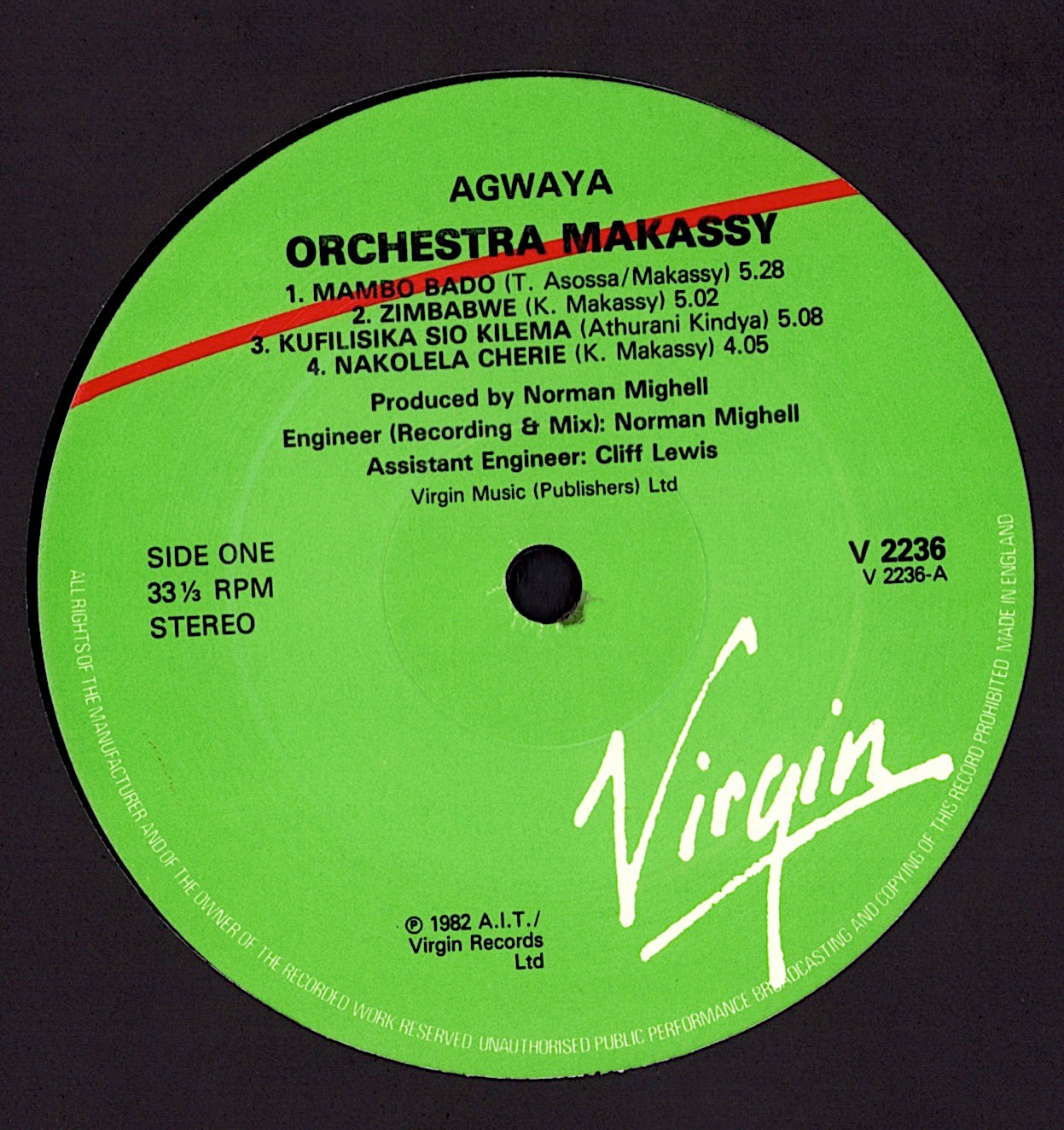 Orchestra Makassy – Agwaya Vinyl LP