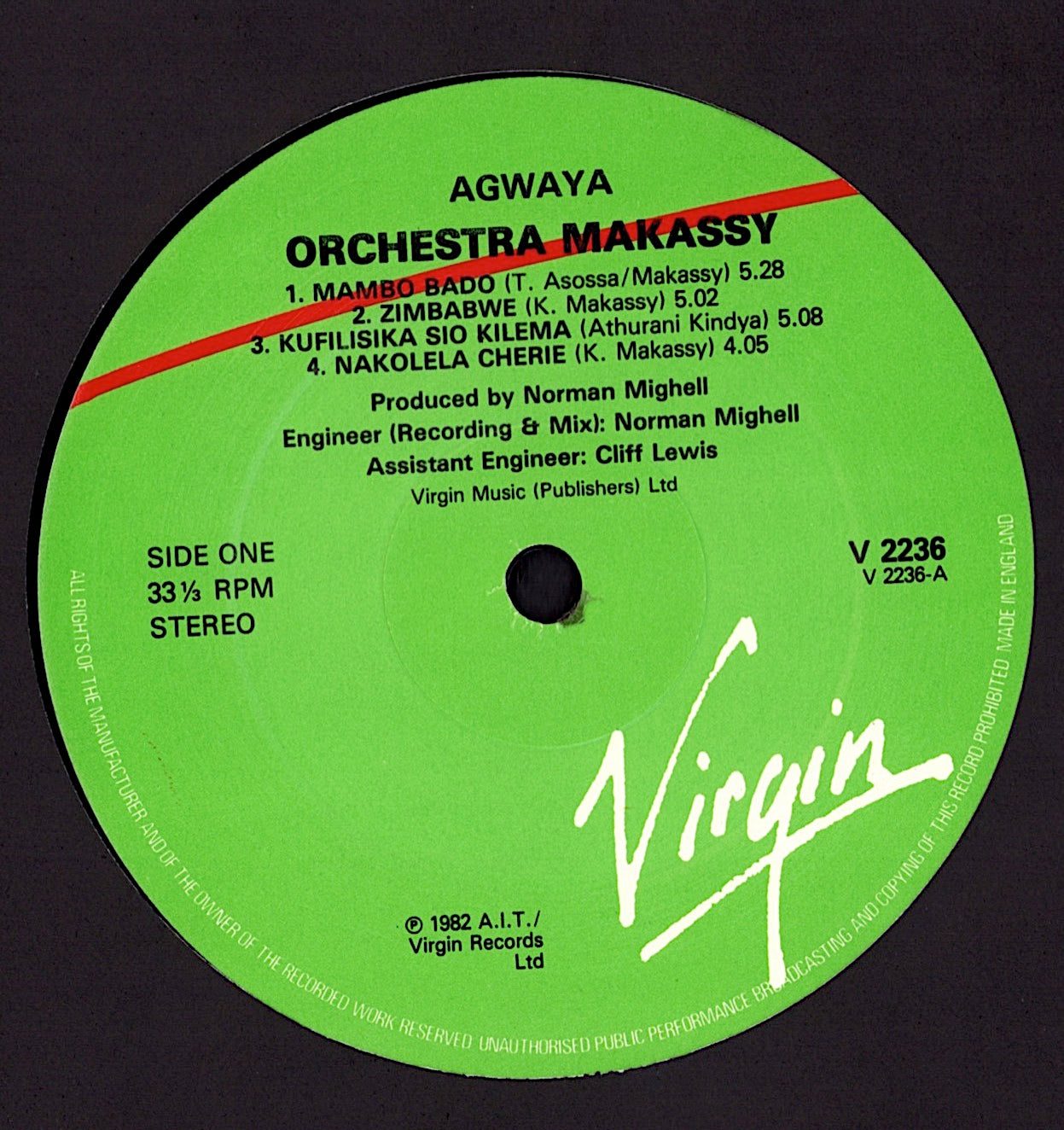 Orchestra Makassy – Agwaya Vinyl LP