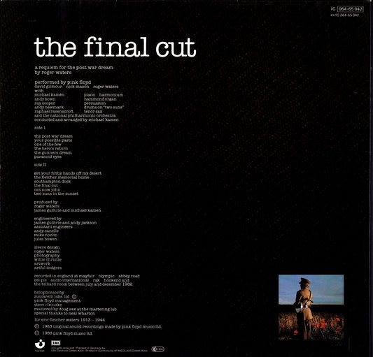 Pink Floyd - The Final Cut (Vinyl LP)