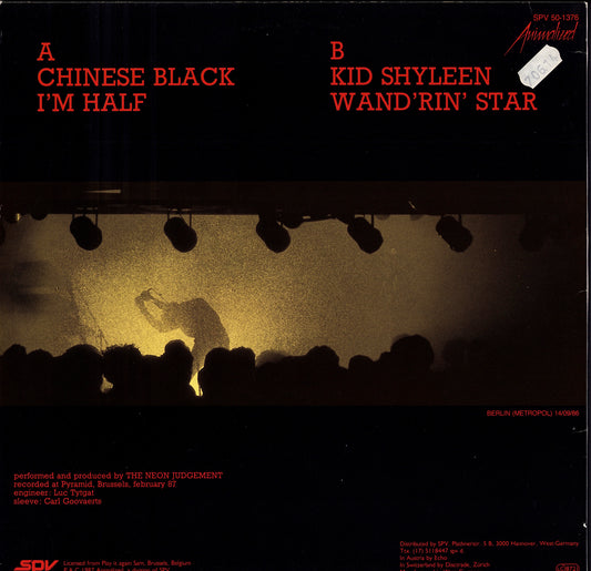 The Neon Judgement - A Man Ain't No Man When A Man Ain't Got No Horse, Man... Vinyl 12" Maxi-Single