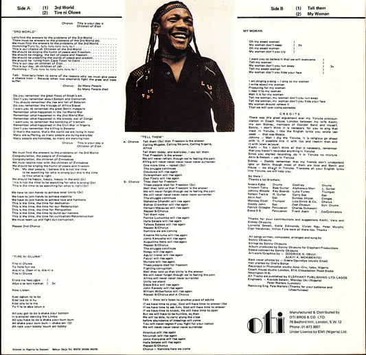 Sonny Okosun's Ozziddi - Mother & Child (Vinyl LP) UK