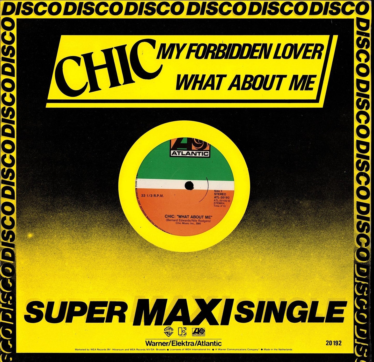 Chic - My Forbidden Lover Vinyl 12" Maxi-Single