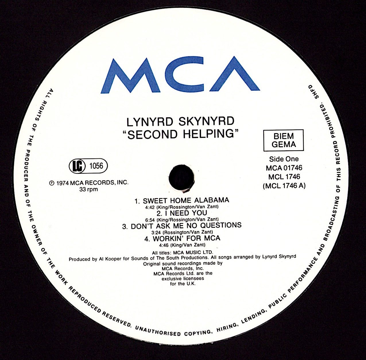 Lynyrd Skynyrd – Second Helpng Vinyl LP