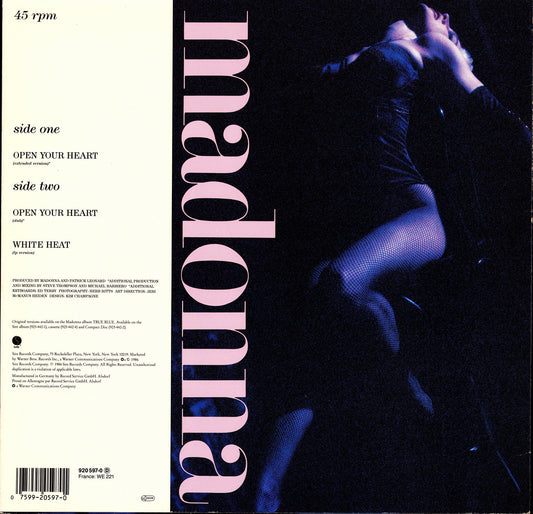 Madonna – La Isla Bonita Vinyl 12" Maxi-Single | EU Original | 1987 Kopie