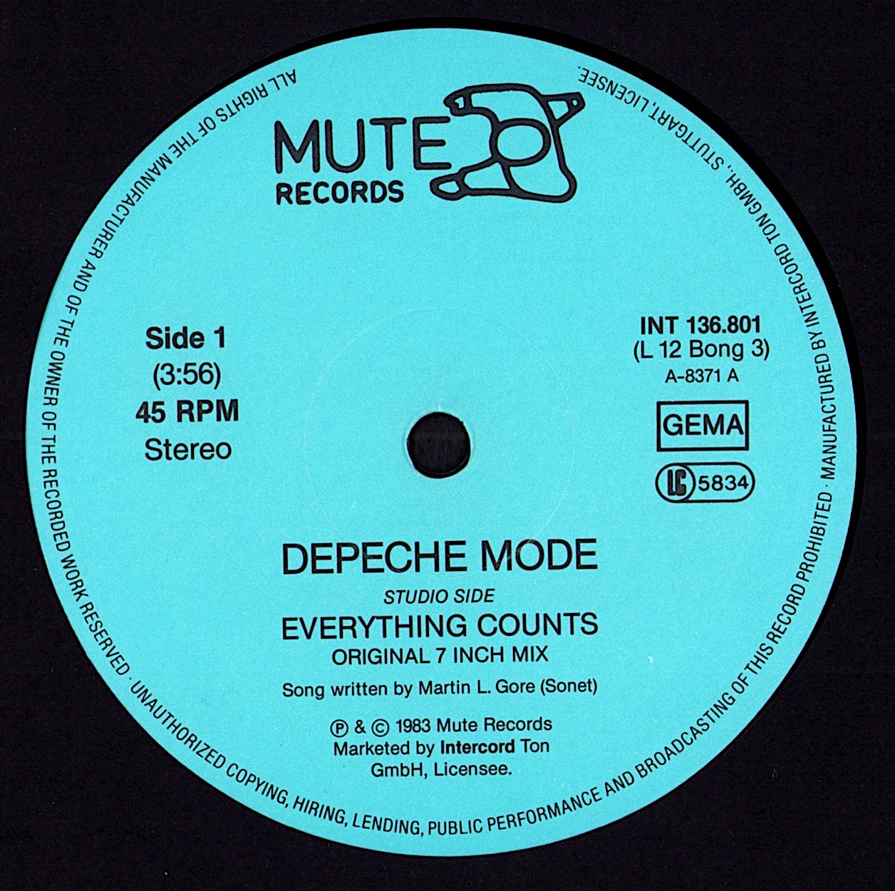 Depeche Mode - Everything Counts And Live Tracks (Vinyl 12" | DE Original | 1983)