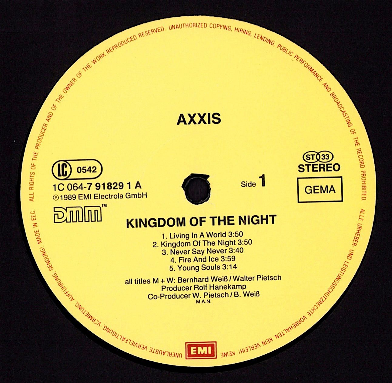 Axxis - Kingdom Of The Night Vinyl LP