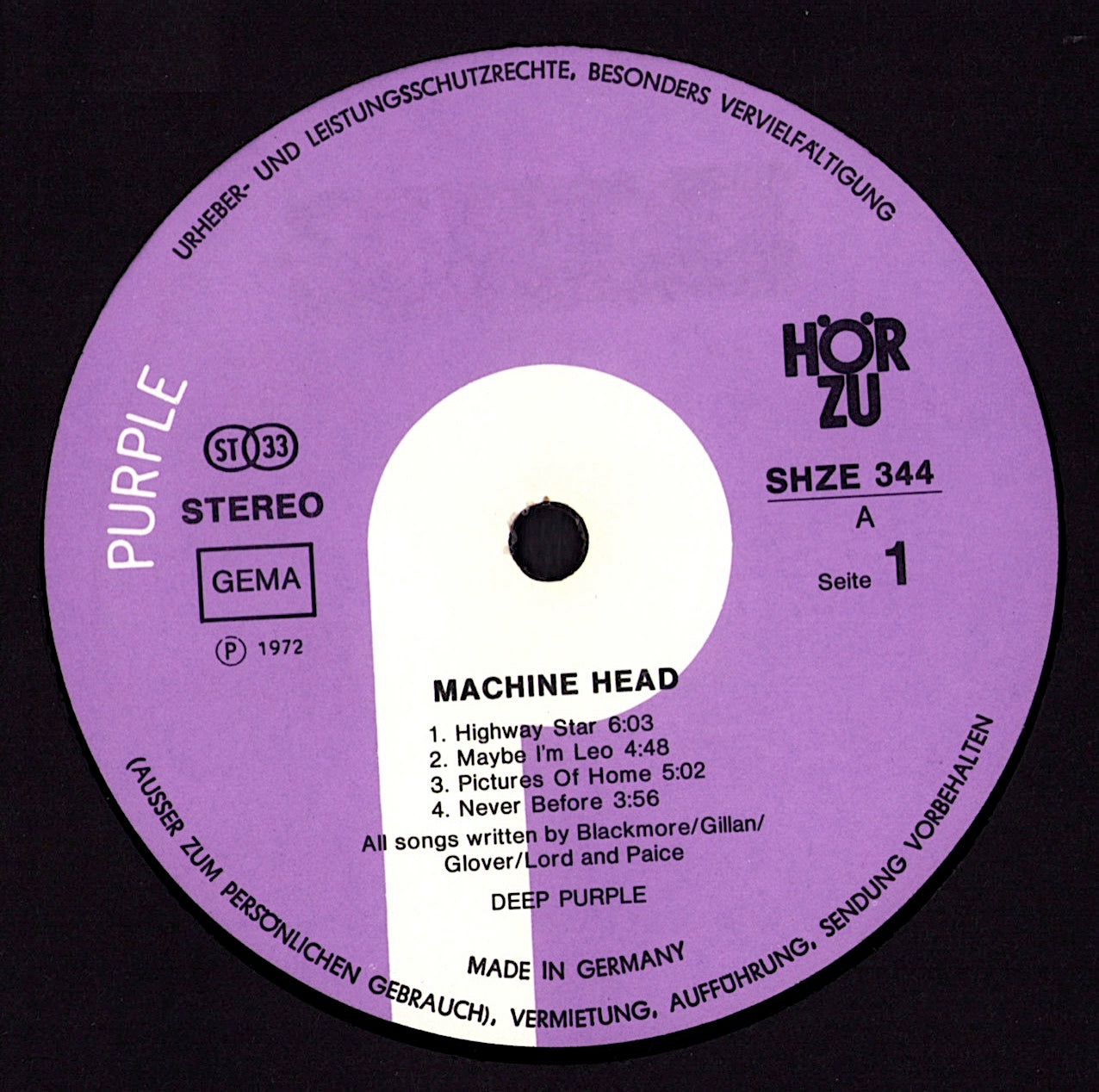 Deep Purple - Machine Head Vinyl LP