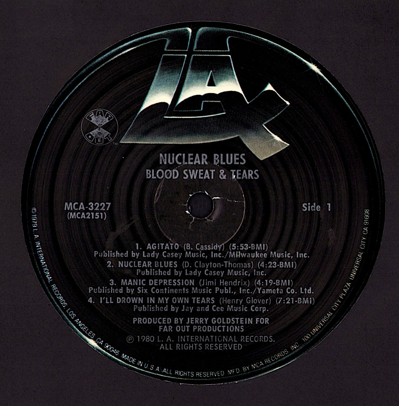 Blood Sweat & Tears feat. David Clayton Thomas - Nuclear Blues Vinyl LP