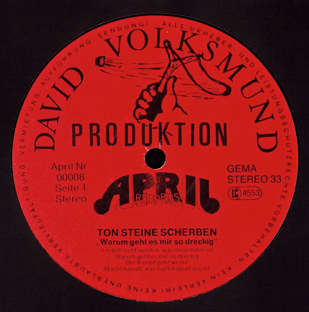 Ton Steine Scherben – Warum Geht Es Mir So Dreckig? Vinyl LP