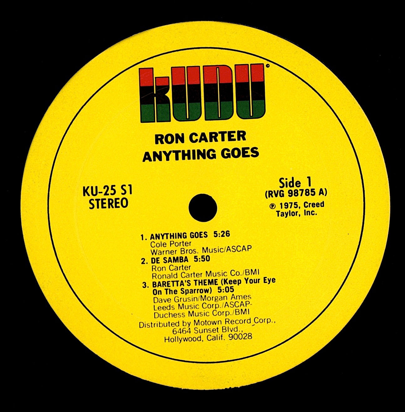 Ron Carter – Anything Goes Vinyl LP