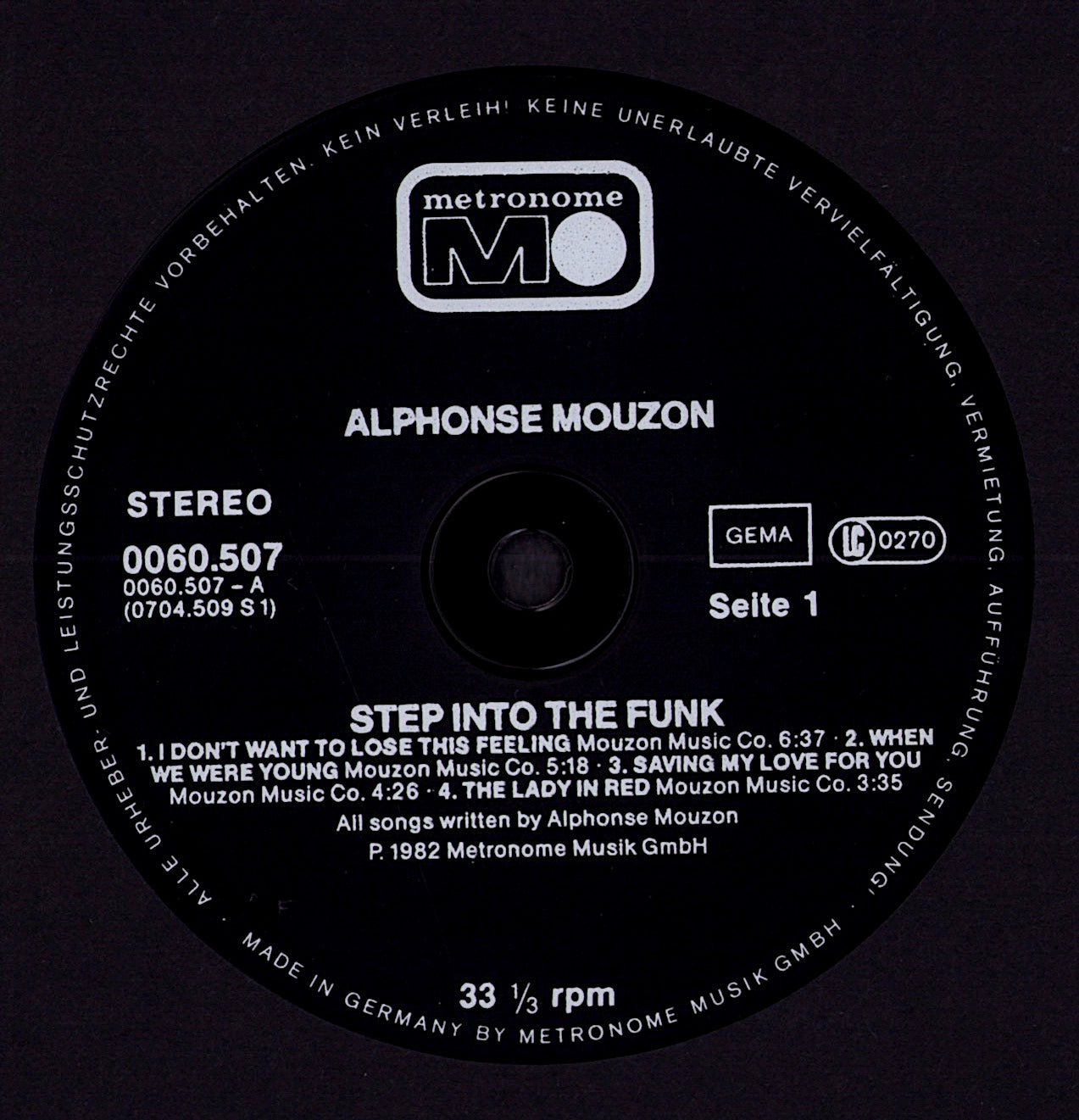 Alphonse Mouzon – In Search Of A Dream Vinyl LP Kopie