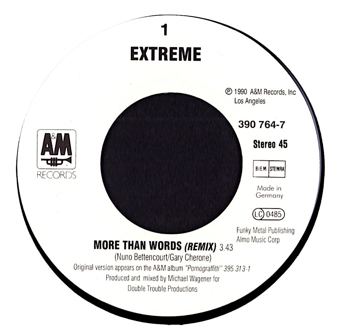 Extreme - More Than Words Remix 7" Vinyl Single