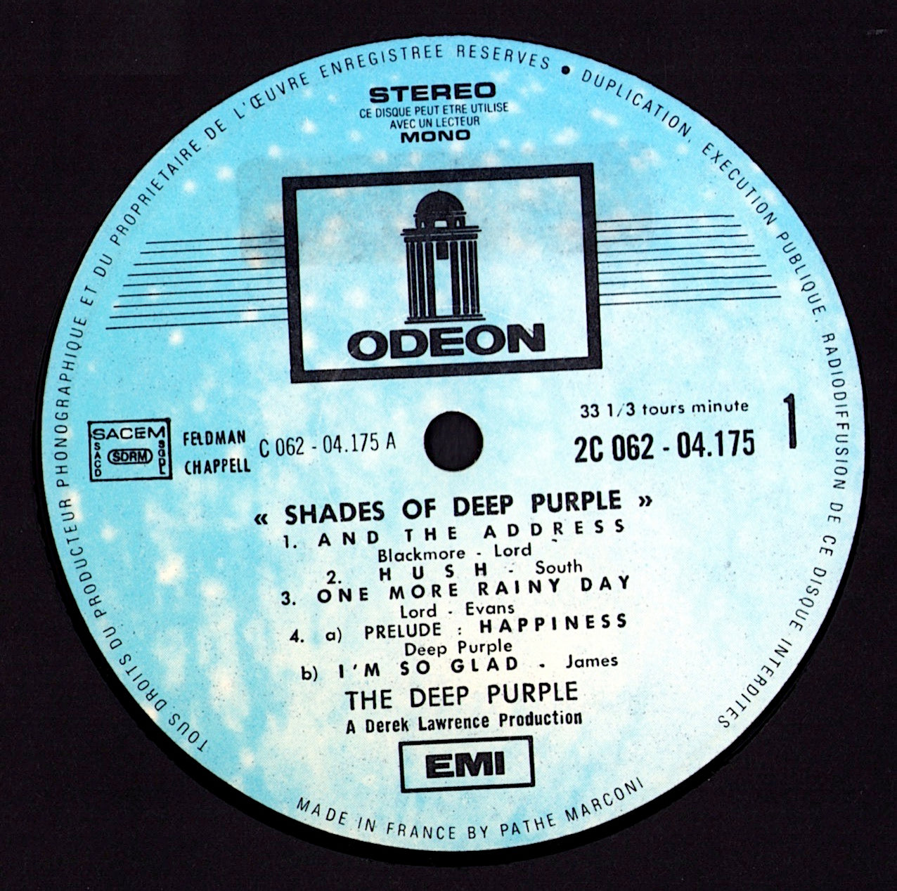 Deep Purple - Shades Of Deep Purple Vinyl LP Kopie