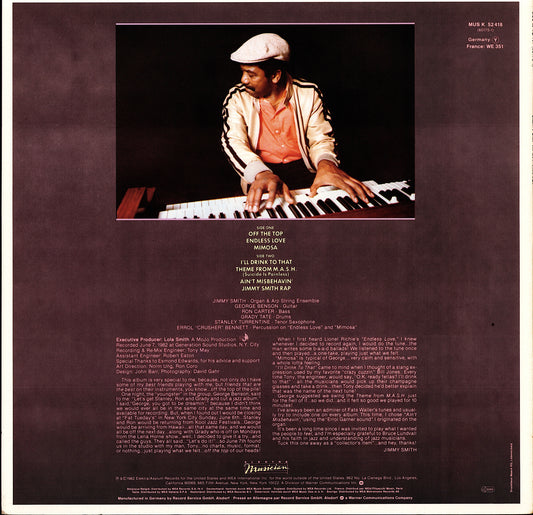 Jimmy Smith - Off The Top Vinyl LP