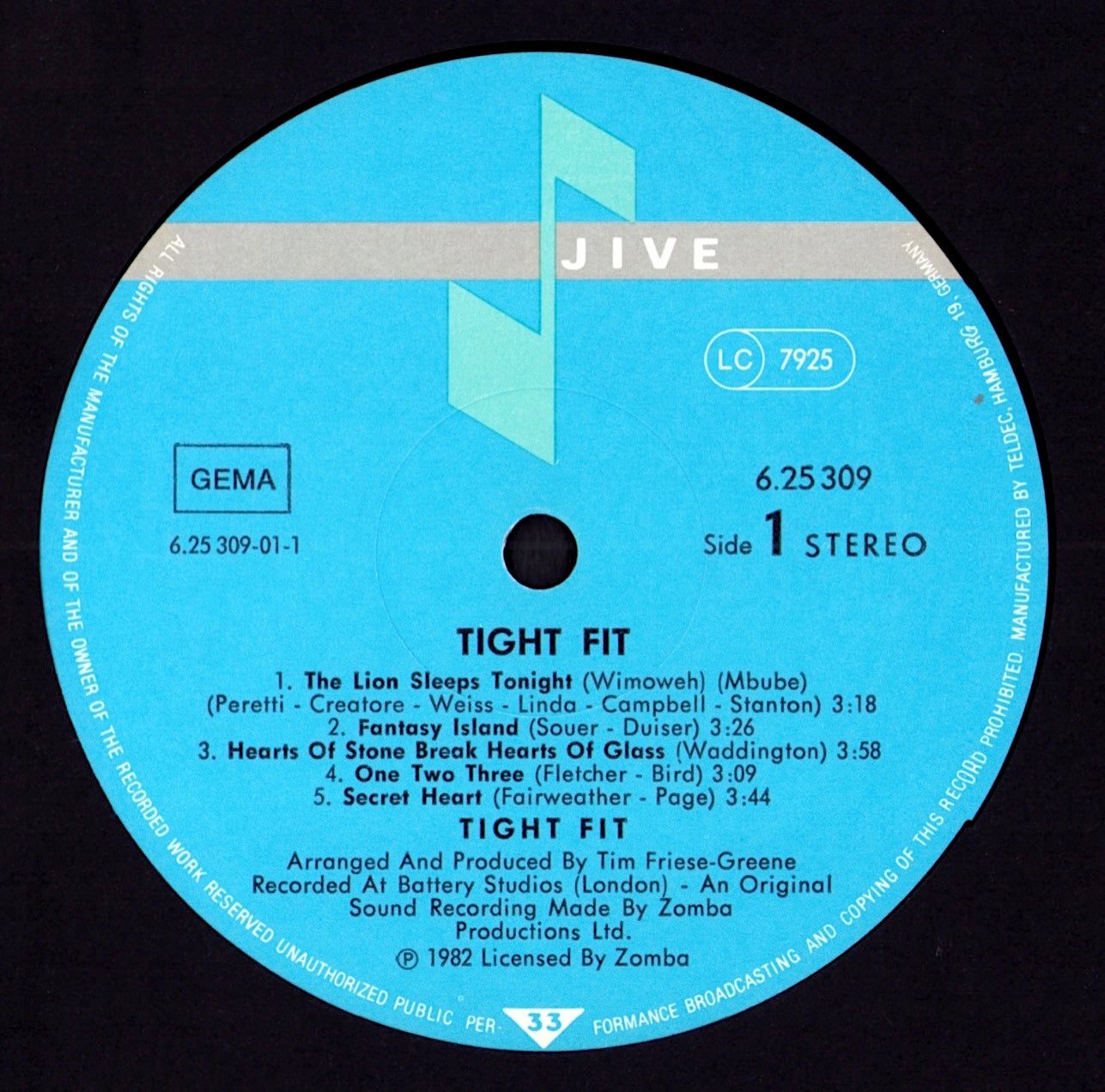 Tight Fit - Tight Fit Vinyl LP | DE Original | 1982