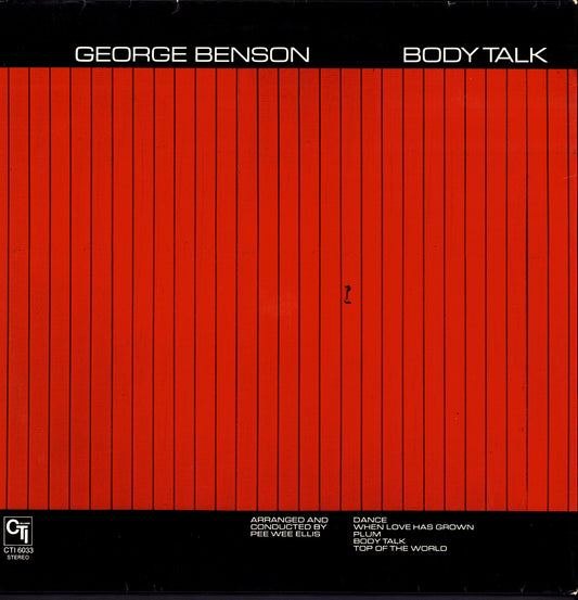 George Benson – Body Talk Vinyl LP