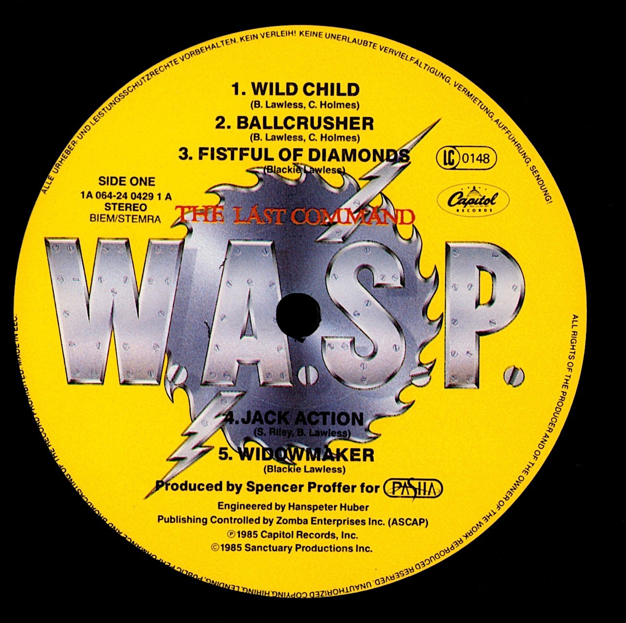 WASP - The Last Command (Vinyl LP)