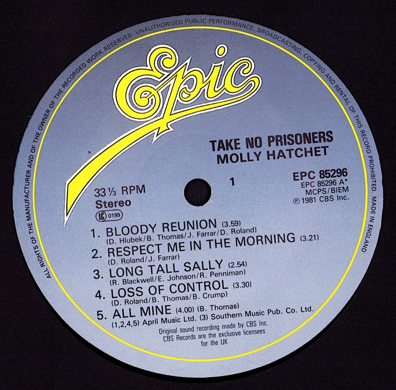 Molly Hatchet - No Guts No Glory Vinyl LP