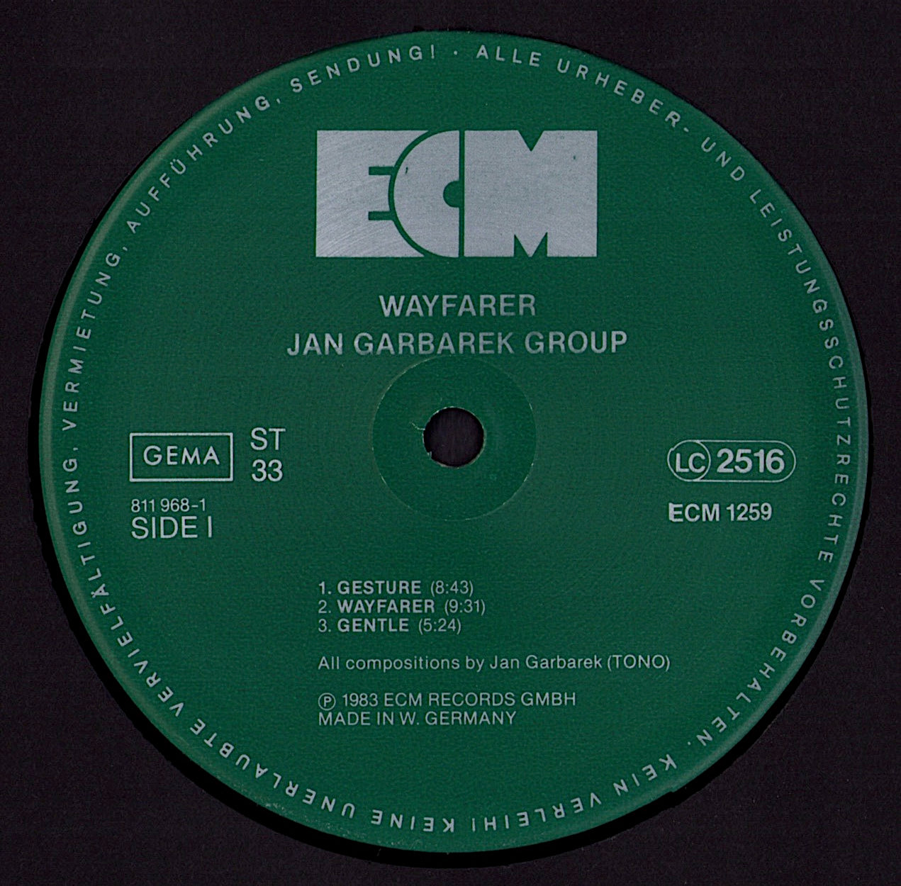 Jan Garbarek - Wayfarer Vinyl LP