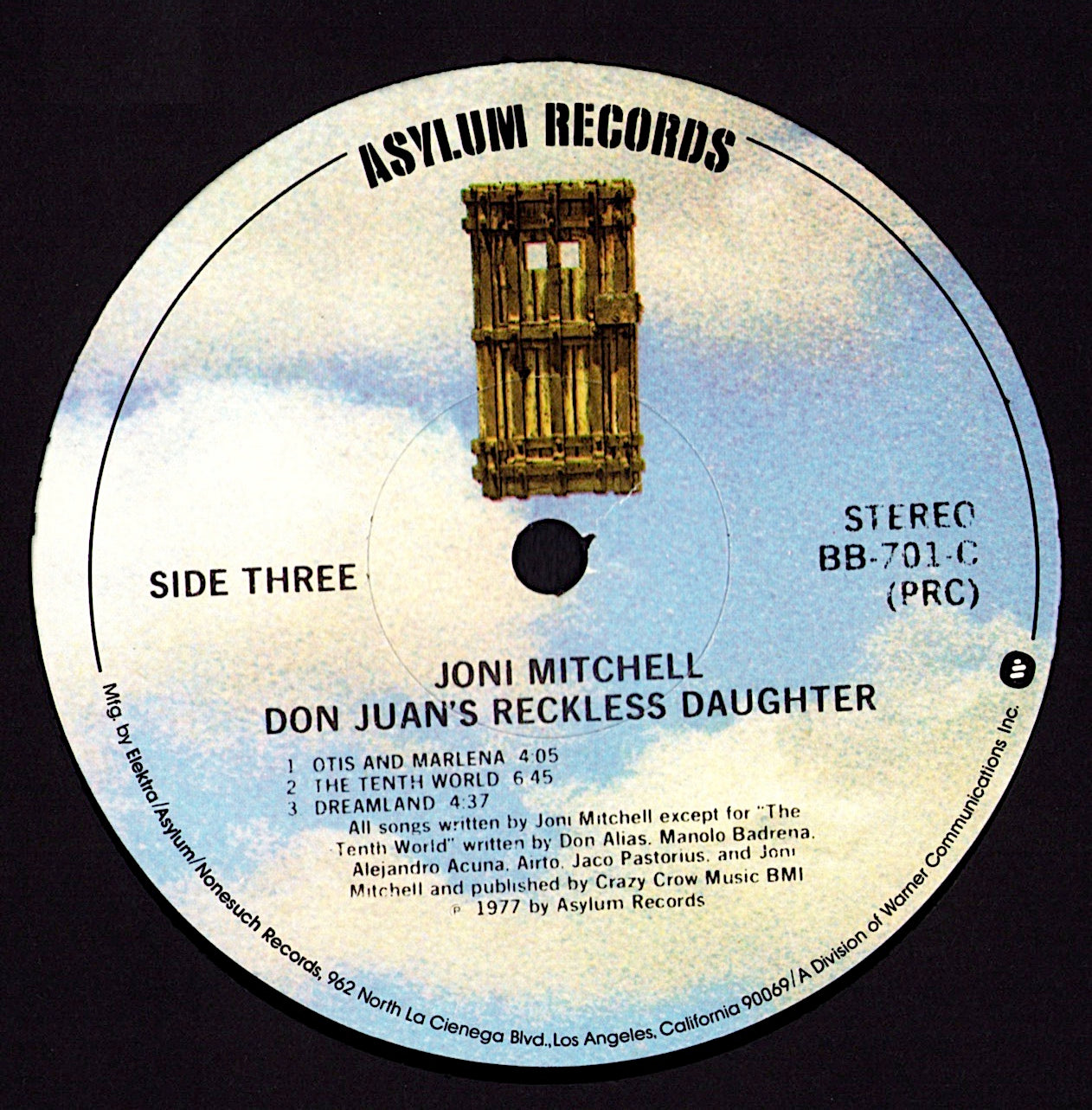 Joni Mitchell - Don Juan's Reckless Daughter Vinyl 2LP Kopie