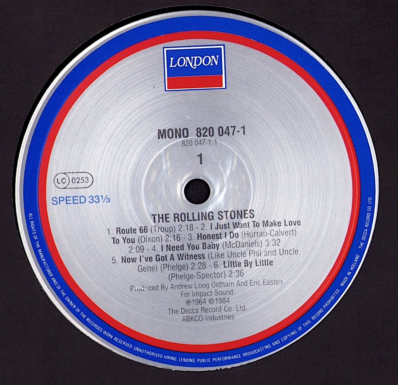 The Rolling Stones – The Rolling Stones Vinyl LP