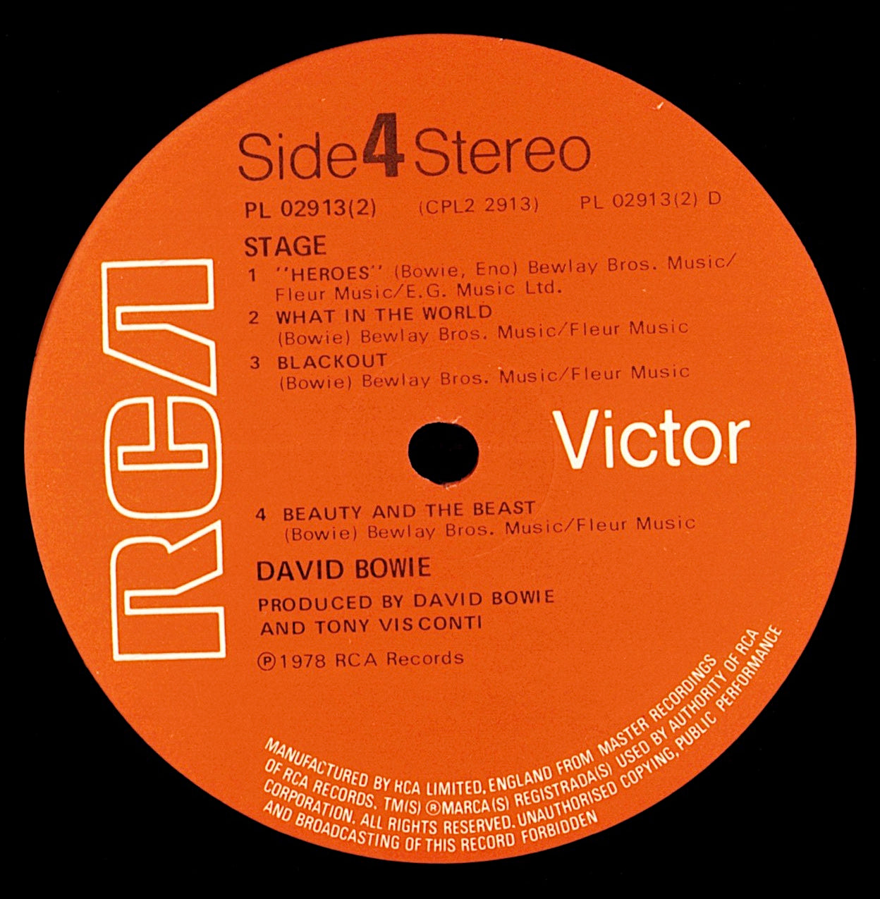 David Bowie - Stage (Vinyl 2LP | UK Original | 1978)