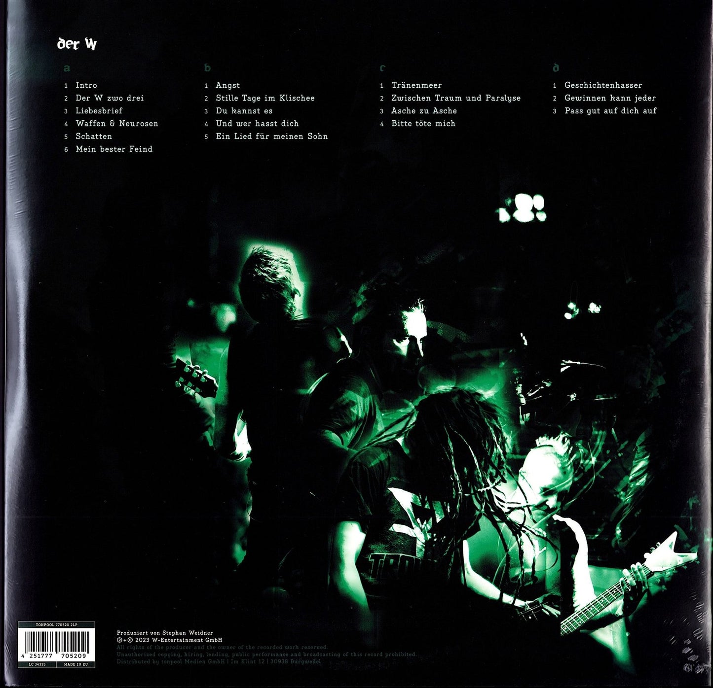 Der W – Von A Nach W Green Translucent Vinyl 2LP