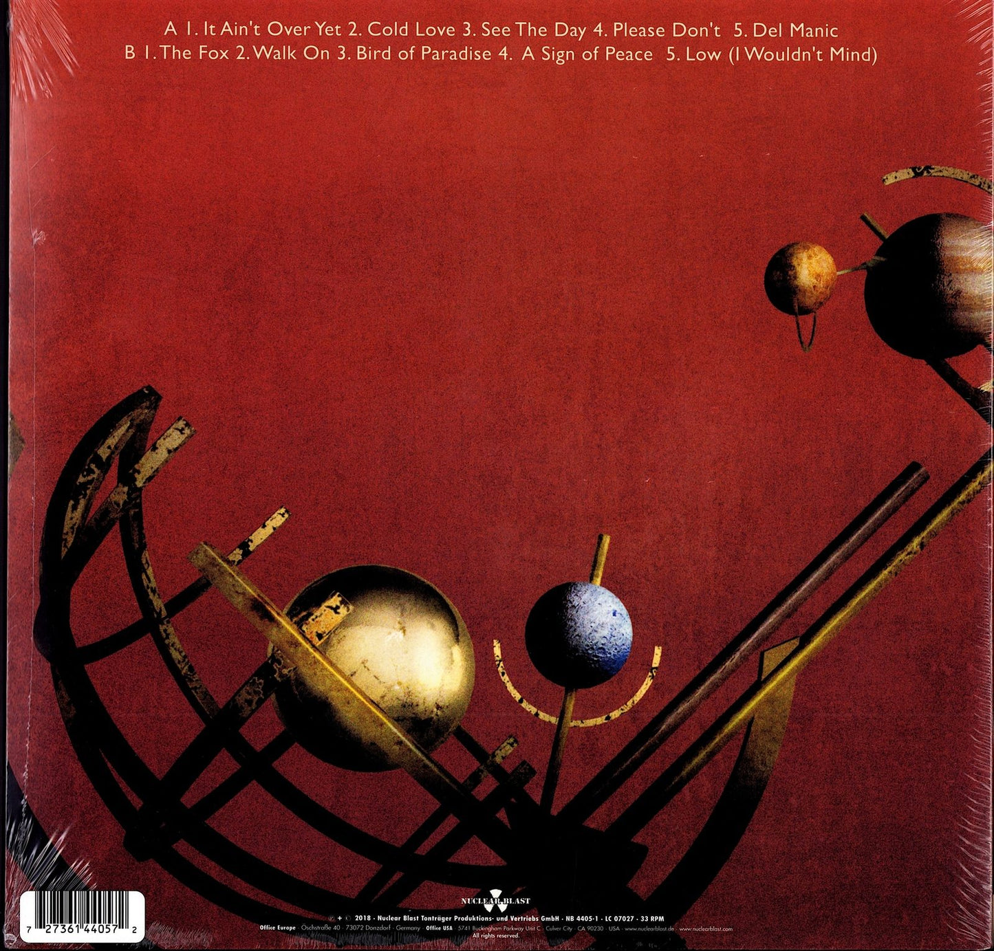 Graveyard – Peace Yellow Vinyl LP Limited Edition