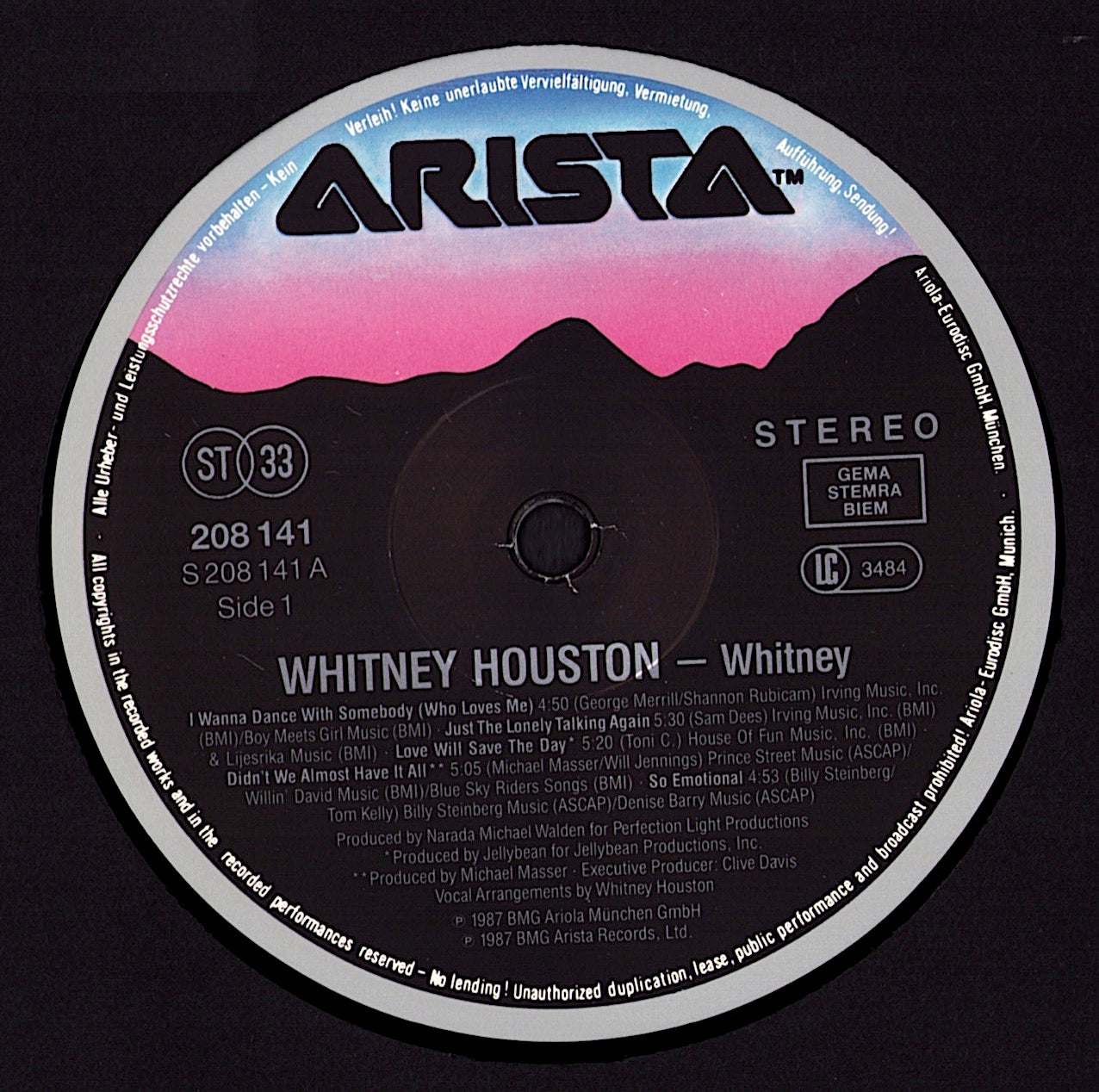 Whitney Houston - Whitney (Vinyl LP)