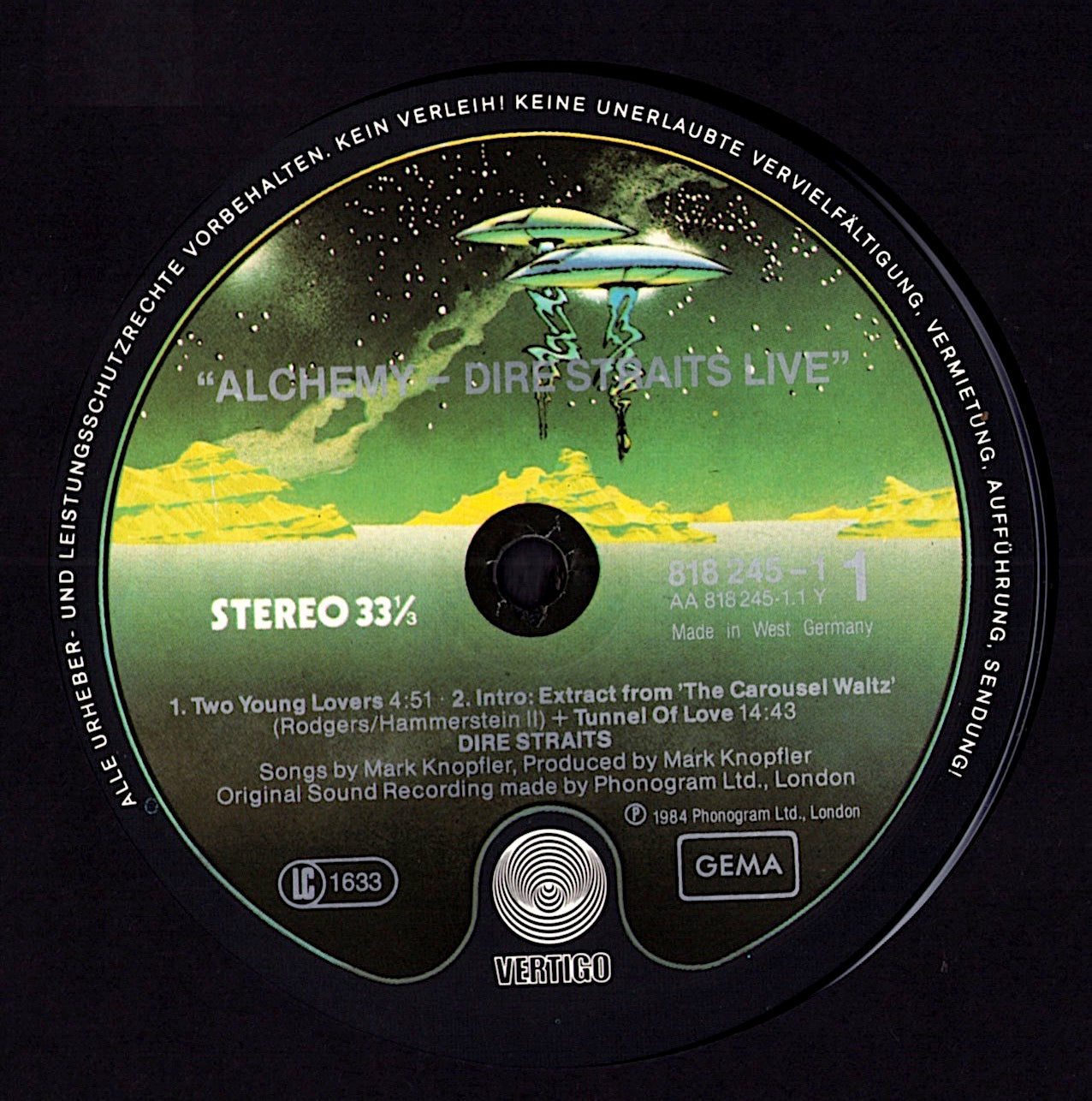 Dire Straits - Alchemy - Dire Straits Live (Vinyl 2LP | DE Original | 1984)