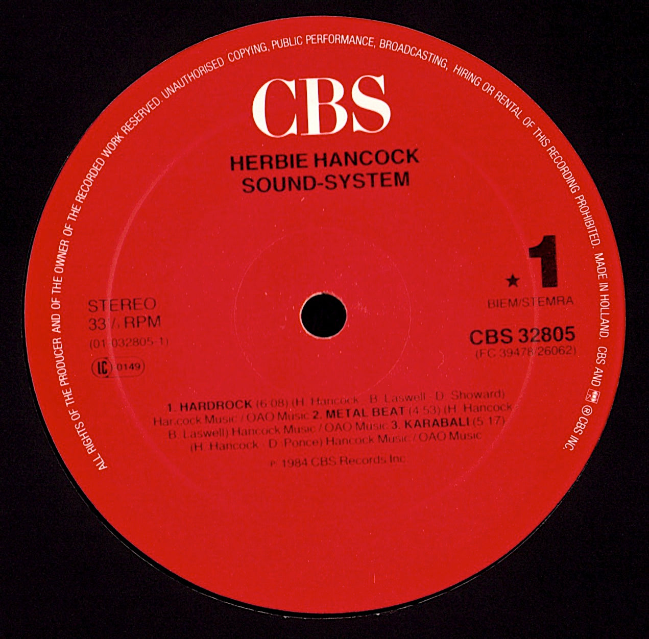 Herbie Hancock - Sound-System Vinyl LP