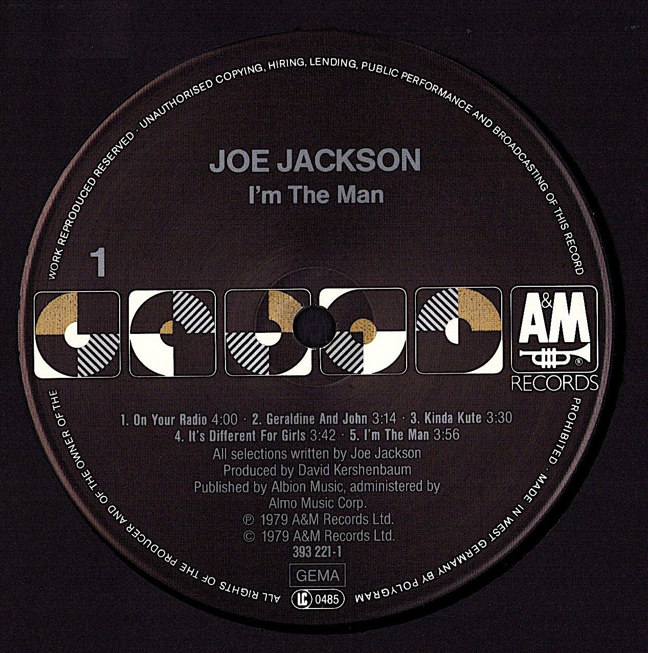 Joe Jackson – I'm The Man Vinyl LP