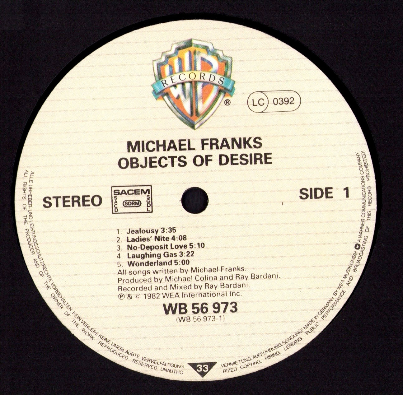 Michael Franks – Objects Of Desire Vinyl LP
