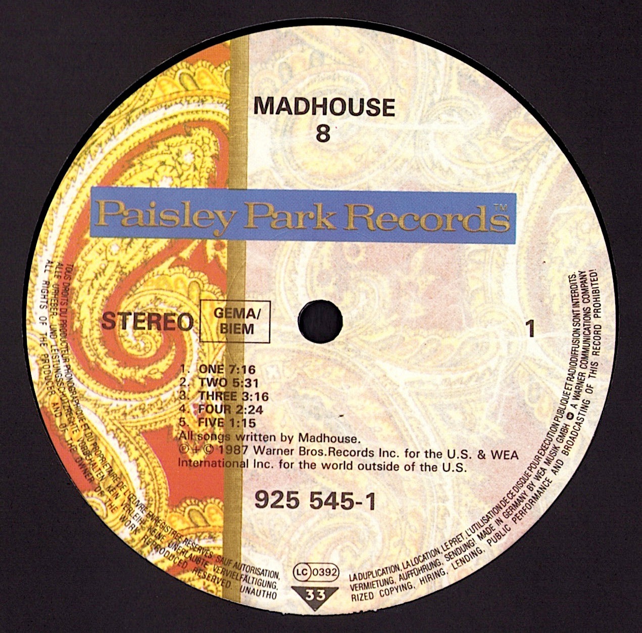 Living Colour - Time's Up Vinyl LP Kopie Kopie Kopie