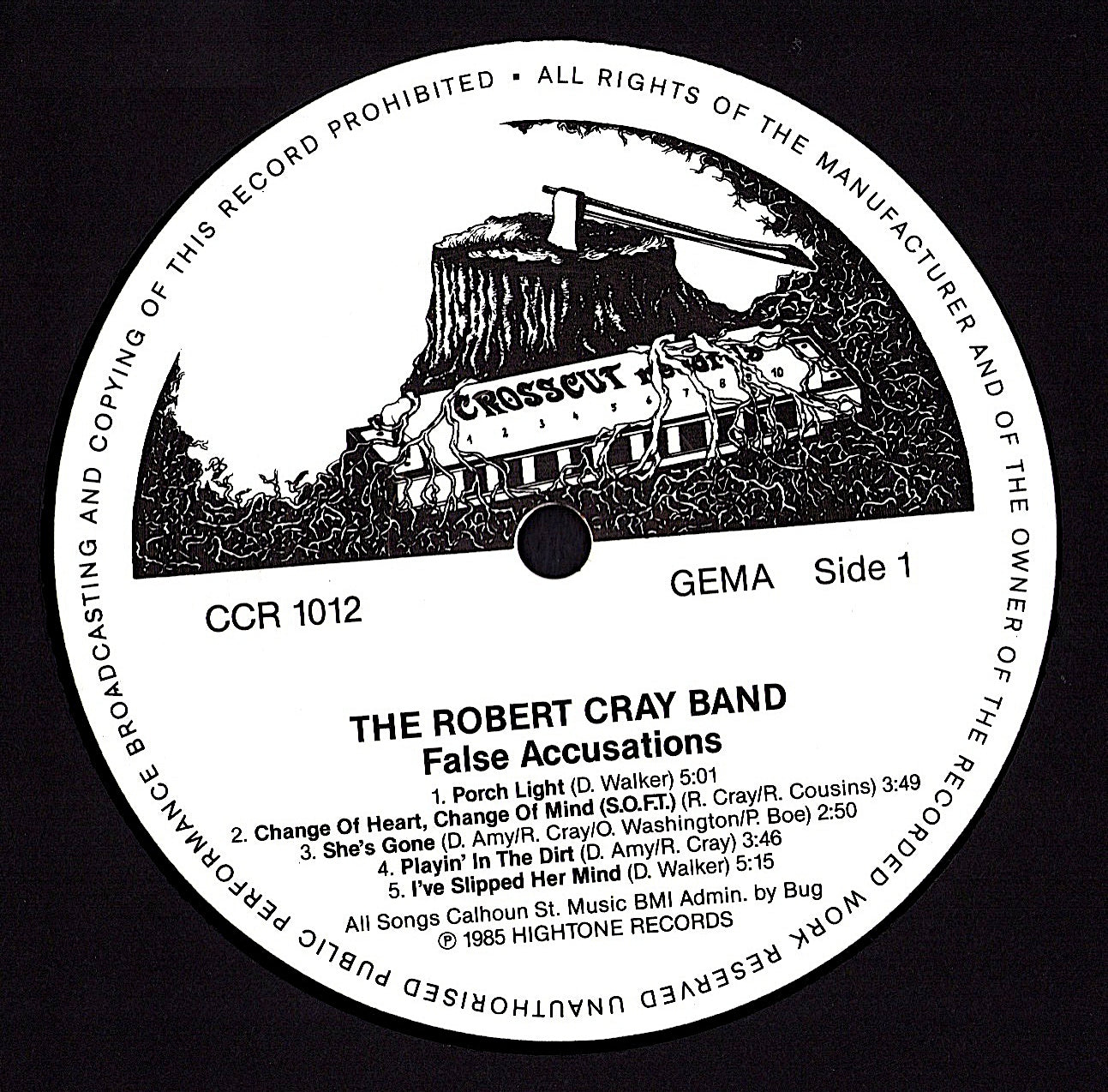 The Robert Cray Band – False Accusations Vinyl LP