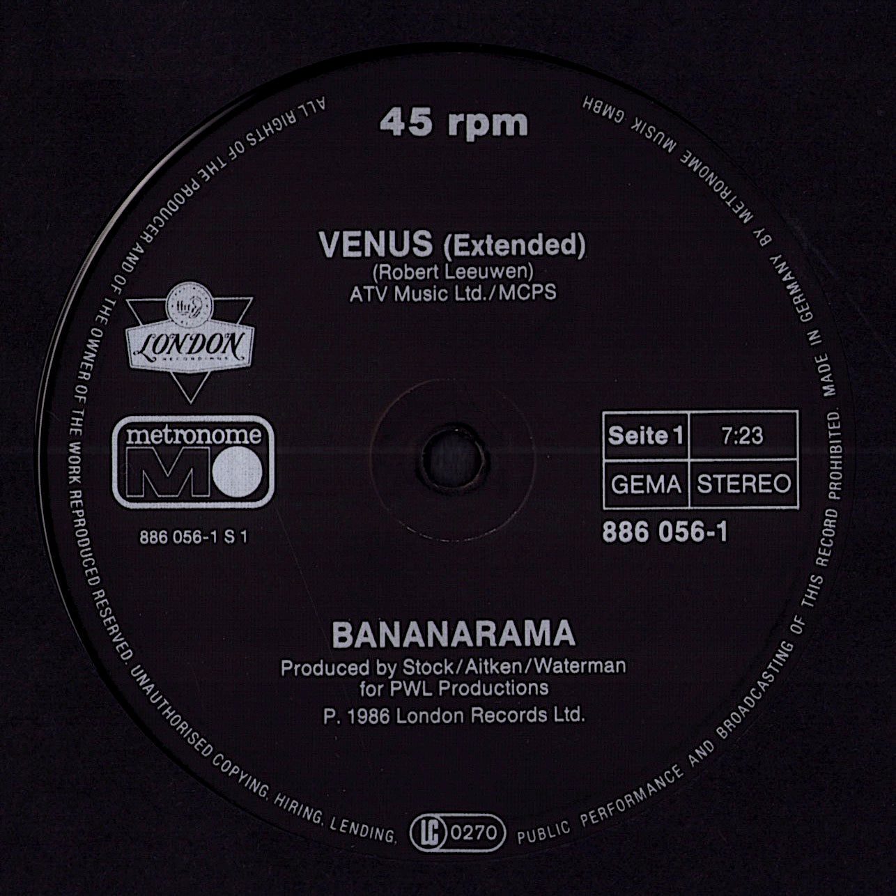 Bananarama - Love In The First Degree Vinyl 12" Maxi-Single | DE Original | 1987 Kopie